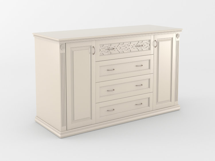 Комод "Верона" 4 ящика + 2 дверки